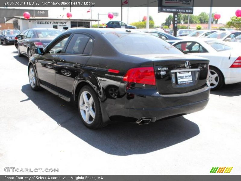 Nighthawk Black Pearl / Ebony 2006 Acura TL 3.2