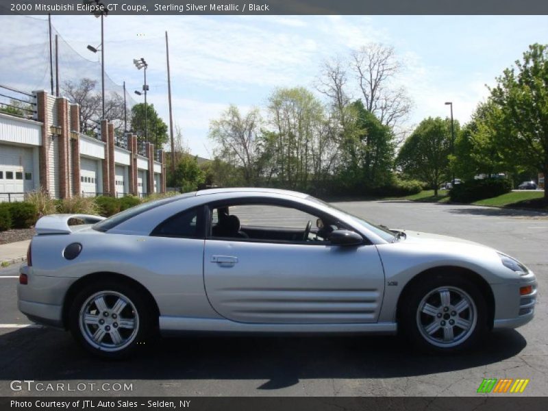 Sterling Silver Metallic / Black 2000 Mitsubishi Eclipse GT Coupe