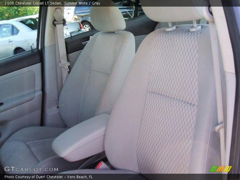 Summit White / Gray 2008 Chevrolet Cobalt LT Sedan