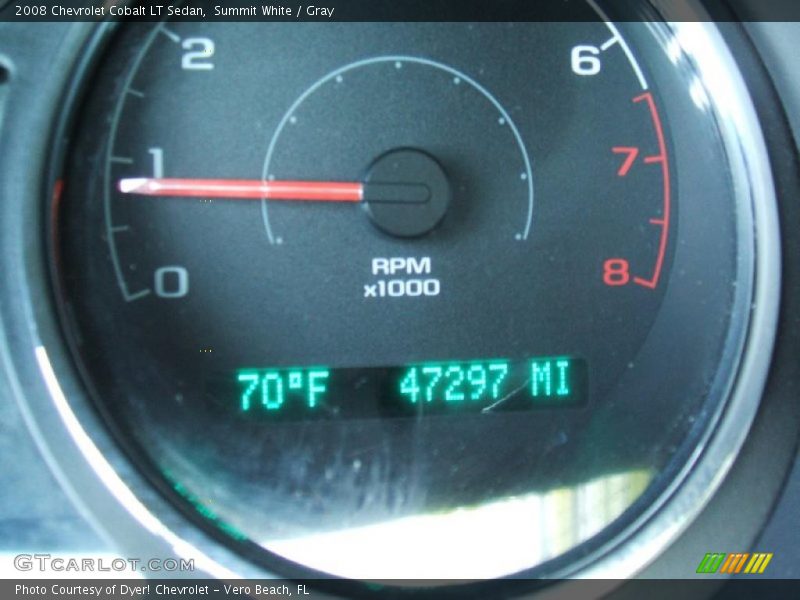 Summit White / Gray 2008 Chevrolet Cobalt LT Sedan