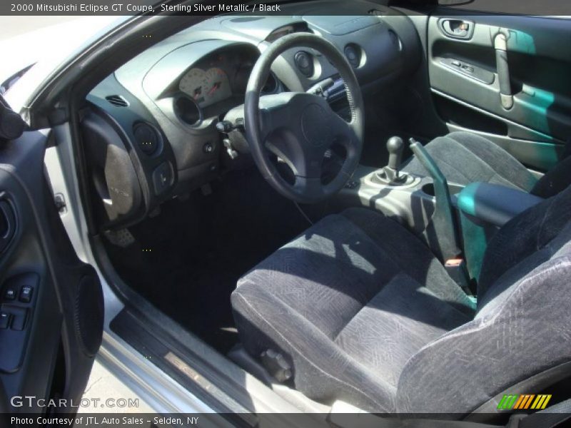 Sterling Silver Metallic / Black 2000 Mitsubishi Eclipse GT Coupe