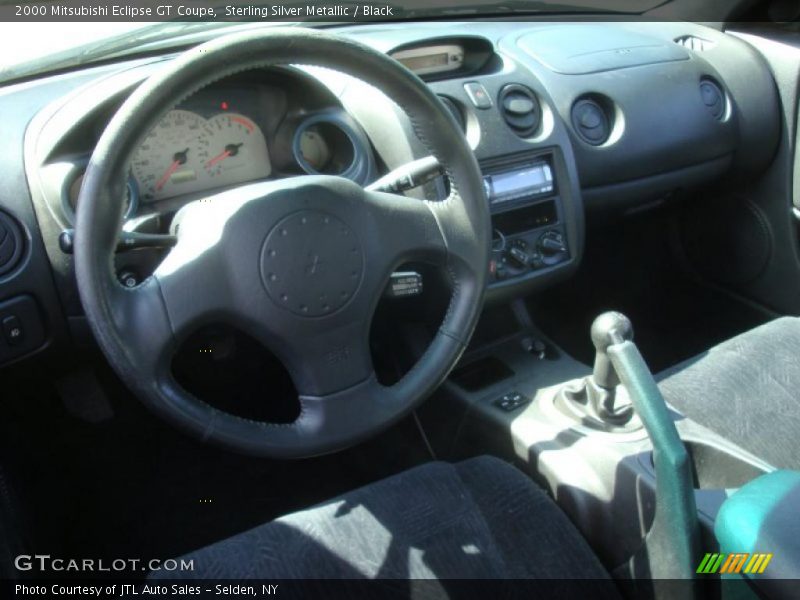 Sterling Silver Metallic / Black 2000 Mitsubishi Eclipse GT Coupe