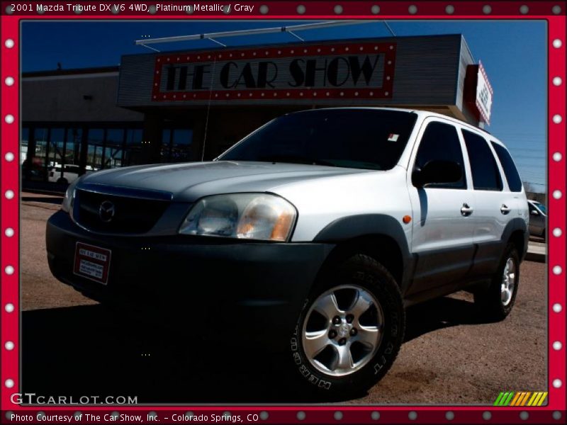 Platinum Metallic / Gray 2001 Mazda Tribute DX V6 4WD