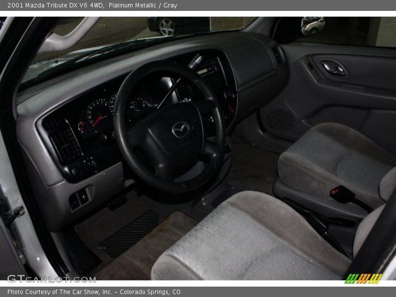 Platinum Metallic / Gray 2001 Mazda Tribute DX V6 4WD