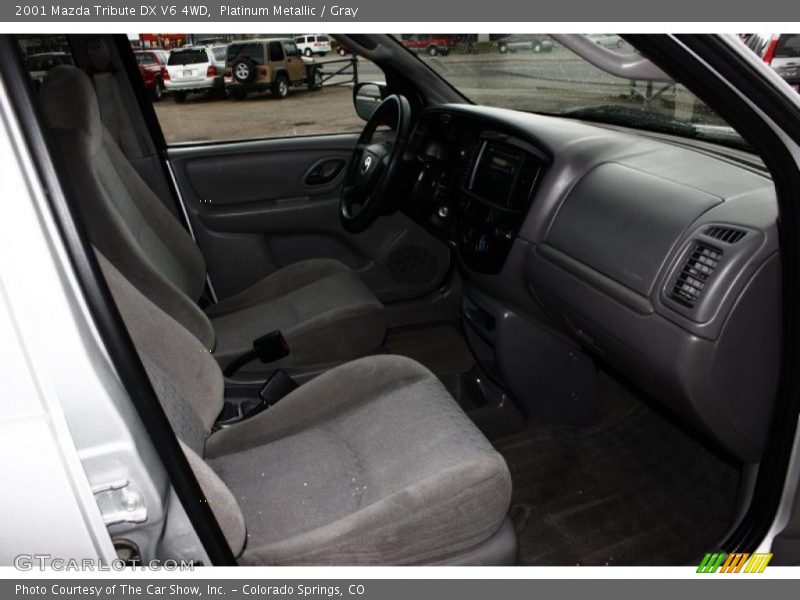 Platinum Metallic / Gray 2001 Mazda Tribute DX V6 4WD