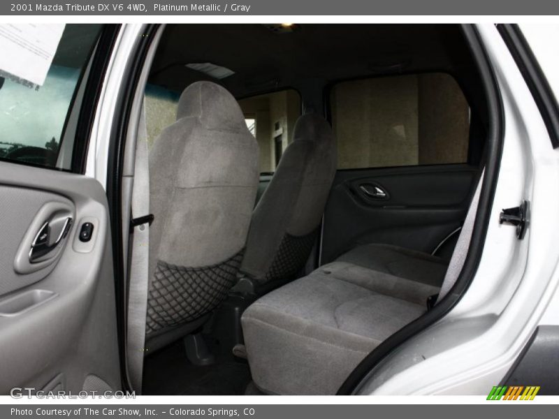 Platinum Metallic / Gray 2001 Mazda Tribute DX V6 4WD