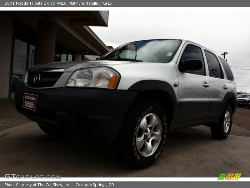 Platinum Metallic / Gray 2001 Mazda Tribute DX V6 4WD