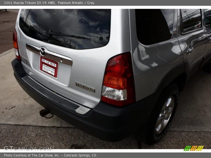 Platinum Metallic / Gray 2001 Mazda Tribute DX V6 4WD