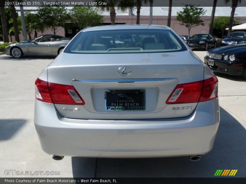 Tungsten Silver Metallic / Light Gray 2007 Lexus ES 350
