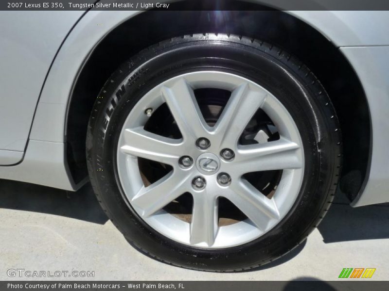 Tungsten Silver Metallic / Light Gray 2007 Lexus ES 350
