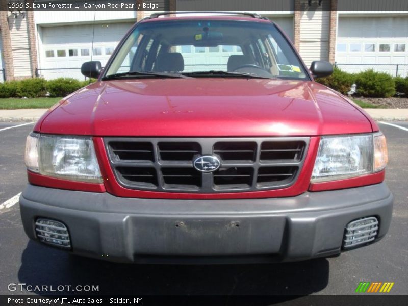 Canyon Red Pearl / Beige 1999 Subaru Forester L