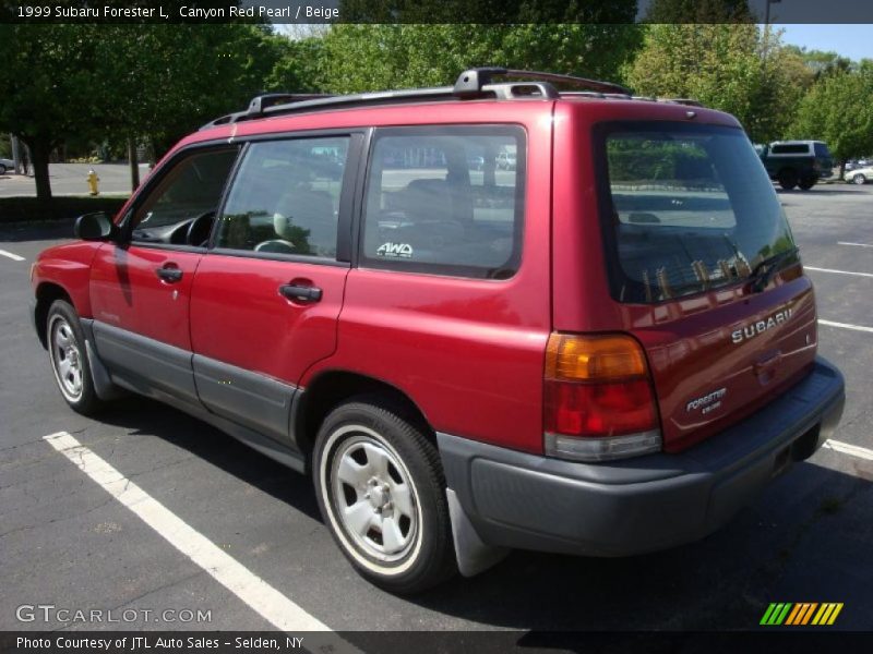 Canyon Red Pearl / Beige 1999 Subaru Forester L