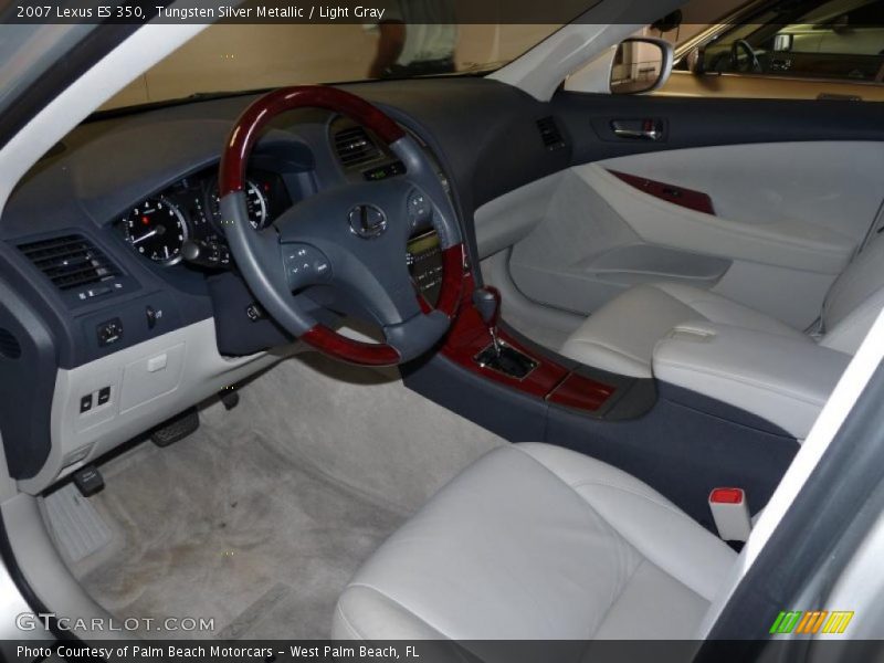 Tungsten Silver Metallic / Light Gray 2007 Lexus ES 350
