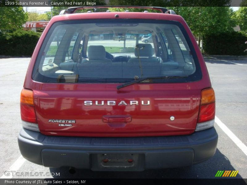 Canyon Red Pearl / Beige 1999 Subaru Forester L