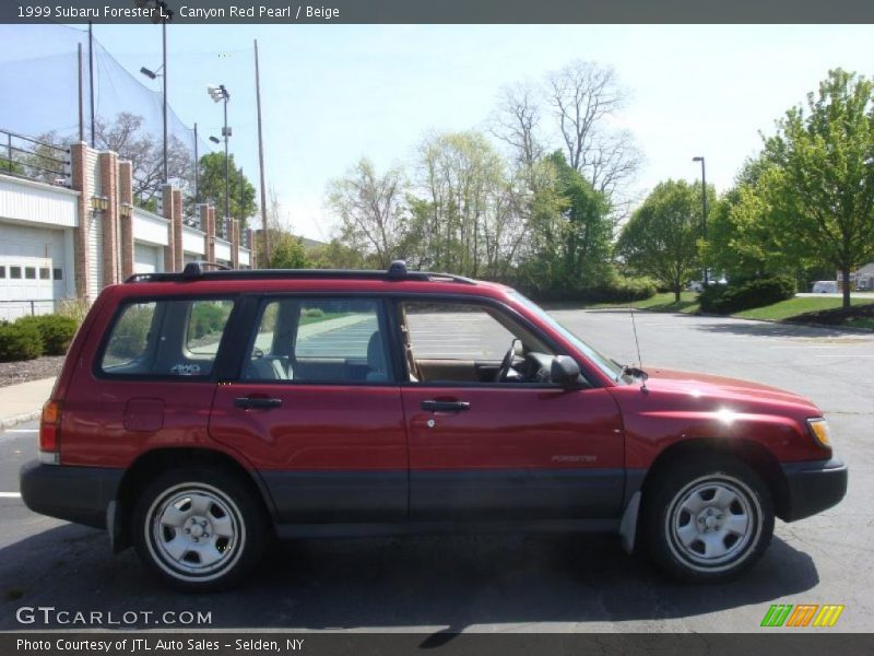 Canyon Red Pearl / Beige 1999 Subaru Forester L