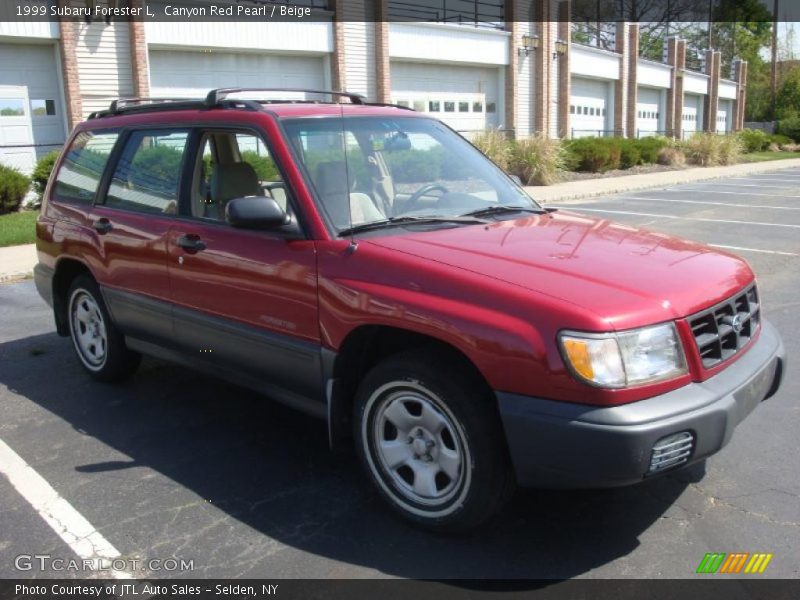 Canyon Red Pearl / Beige 1999 Subaru Forester L
