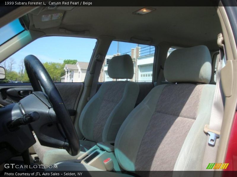 Canyon Red Pearl / Beige 1999 Subaru Forester L