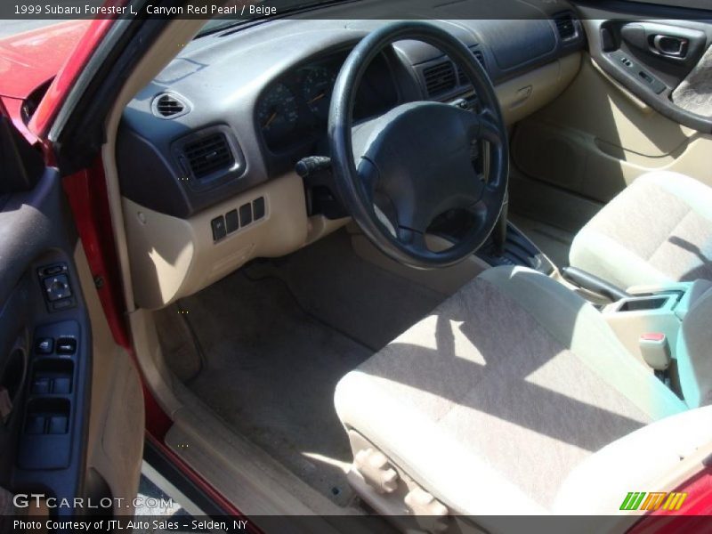 Canyon Red Pearl / Beige 1999 Subaru Forester L