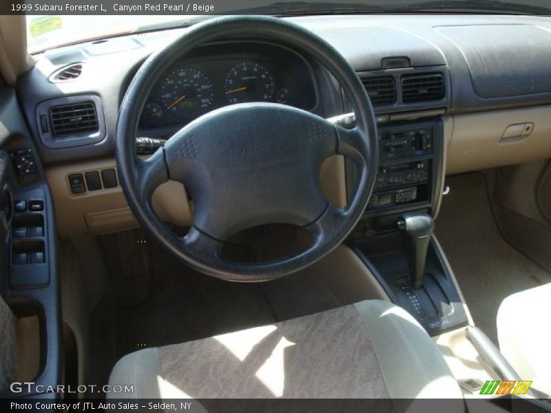 Canyon Red Pearl / Beige 1999 Subaru Forester L