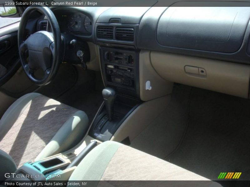 Canyon Red Pearl / Beige 1999 Subaru Forester L