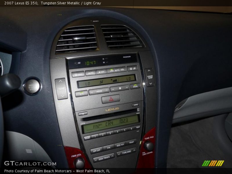 Tungsten Silver Metallic / Light Gray 2007 Lexus ES 350