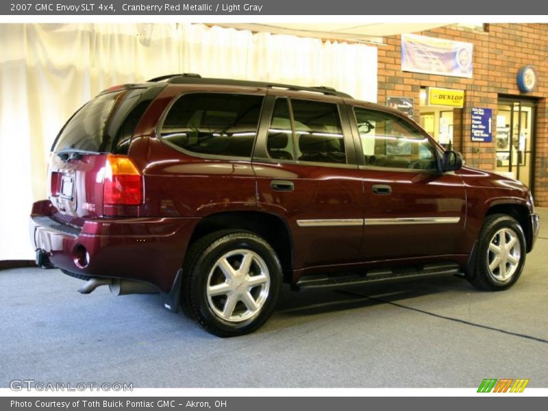 Cranberry Red Metallic / Light Gray 2007 GMC Envoy SLT 4x4