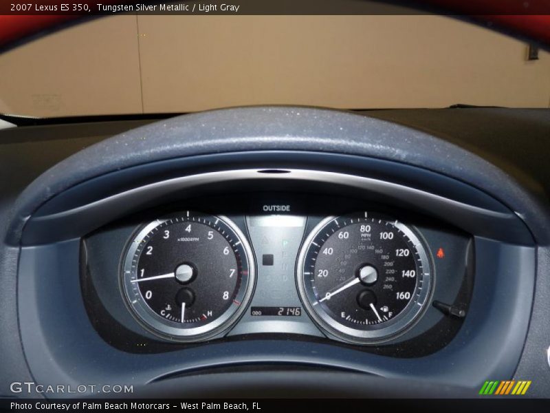 Tungsten Silver Metallic / Light Gray 2007 Lexus ES 350