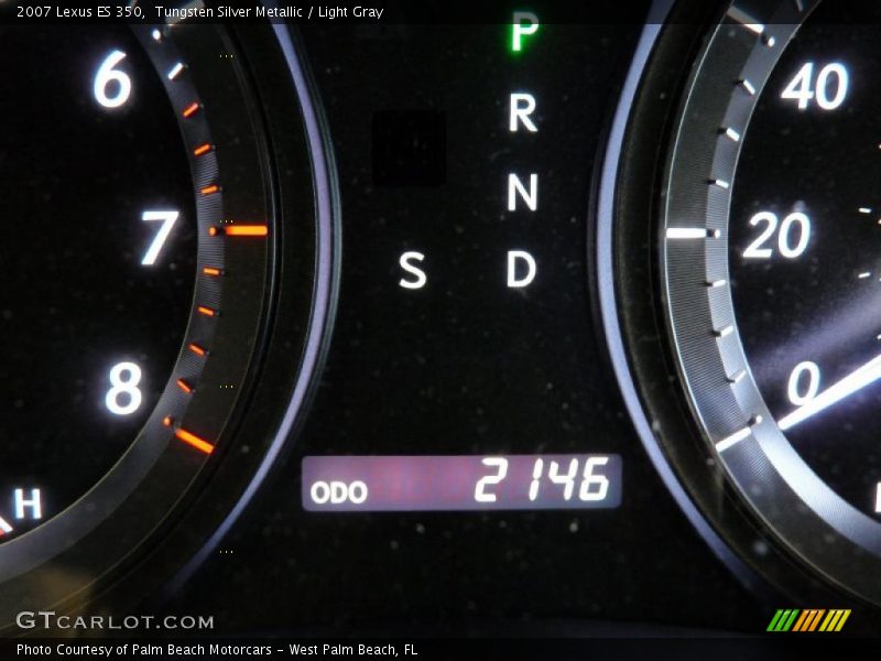 Tungsten Silver Metallic / Light Gray 2007 Lexus ES 350