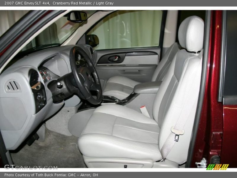 Cranberry Red Metallic / Light Gray 2007 GMC Envoy SLT 4x4