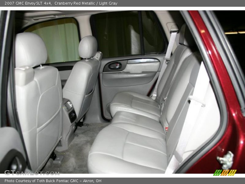 Cranberry Red Metallic / Light Gray 2007 GMC Envoy SLT 4x4