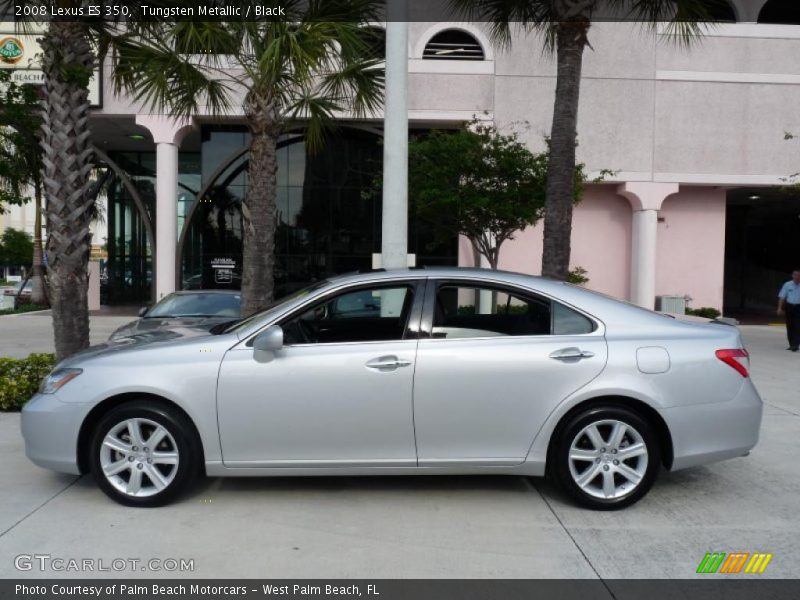 Tungsten Metallic / Black 2008 Lexus ES 350