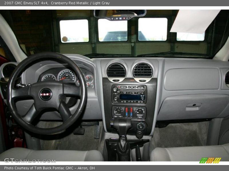 Cranberry Red Metallic / Light Gray 2007 GMC Envoy SLT 4x4