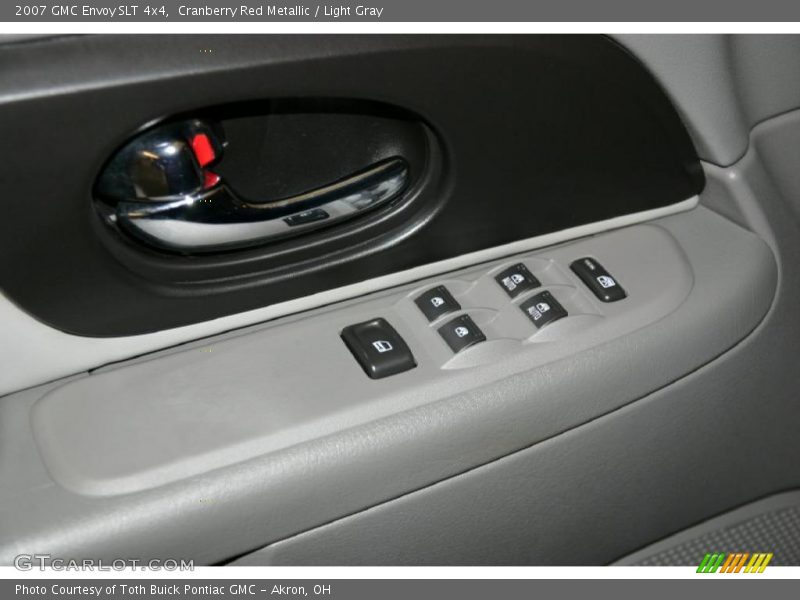 Cranberry Red Metallic / Light Gray 2007 GMC Envoy SLT 4x4
