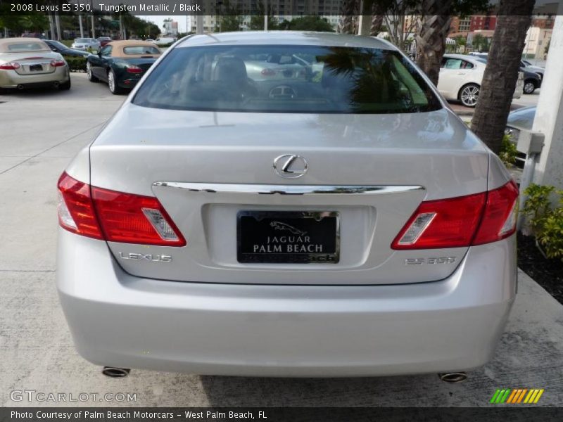 Tungsten Metallic / Black 2008 Lexus ES 350
