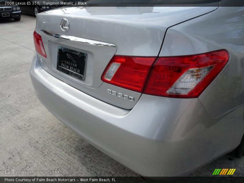 Tungsten Metallic / Black 2008 Lexus ES 350