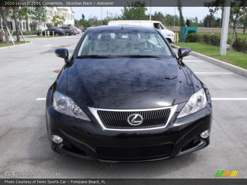 Obsidian Black / Alabaster 2010 Lexus IS 250C Convertible
