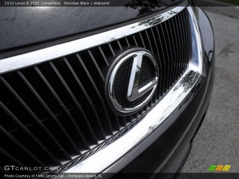 Obsidian Black / Alabaster 2010 Lexus IS 250C Convertible