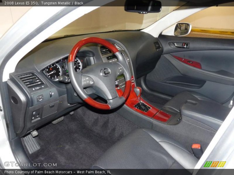 Tungsten Metallic / Black 2008 Lexus ES 350
