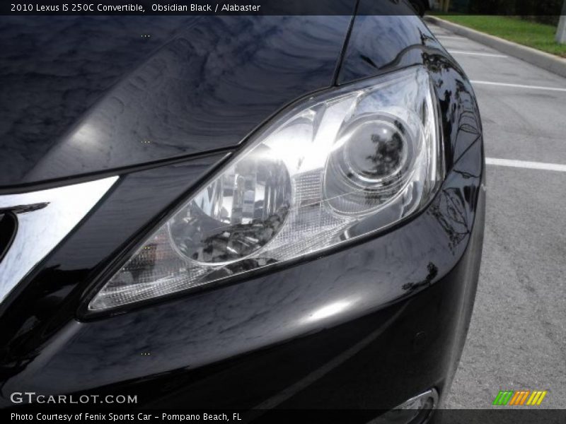 Obsidian Black / Alabaster 2010 Lexus IS 250C Convertible