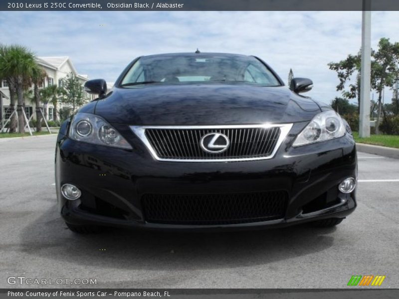 Obsidian Black / Alabaster 2010 Lexus IS 250C Convertible