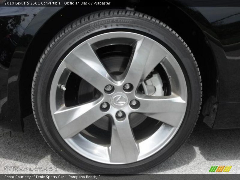 Obsidian Black / Alabaster 2010 Lexus IS 250C Convertible