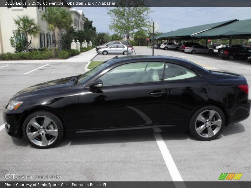 Obsidian Black / Alabaster 2010 Lexus IS 250C Convertible