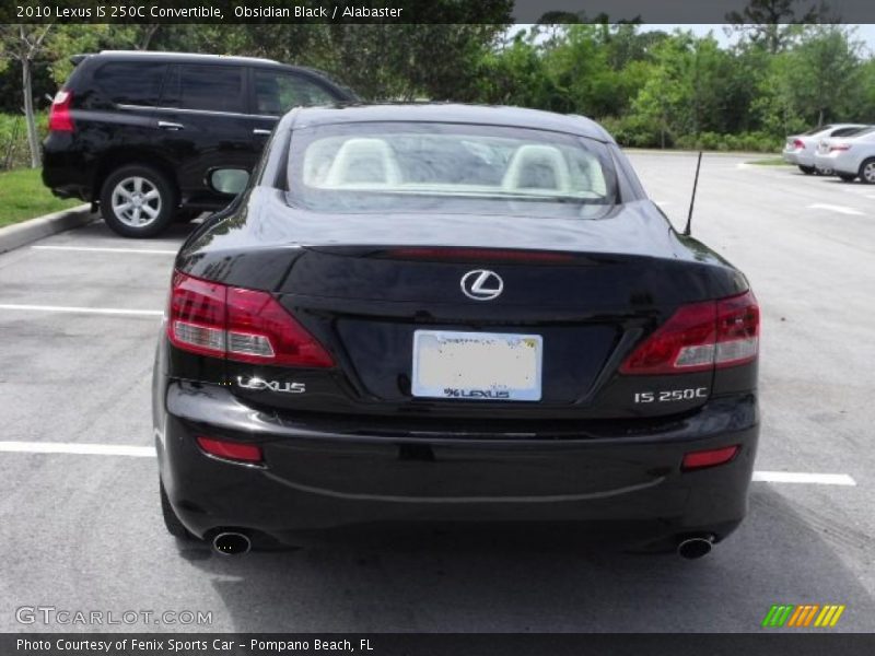 Obsidian Black / Alabaster 2010 Lexus IS 250C Convertible