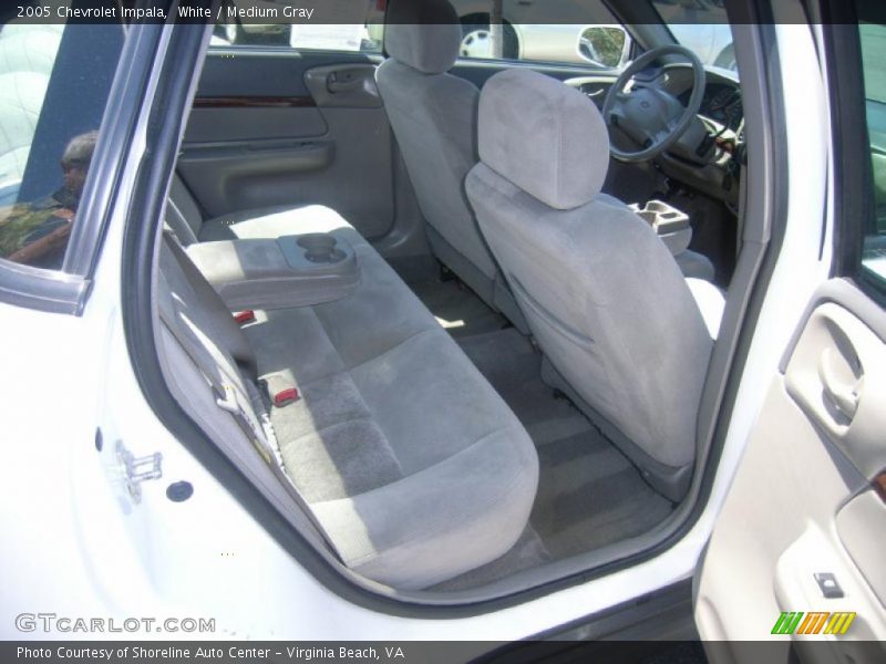 White / Medium Gray 2005 Chevrolet Impala