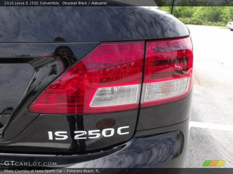 Obsidian Black / Alabaster 2010 Lexus IS 250C Convertible