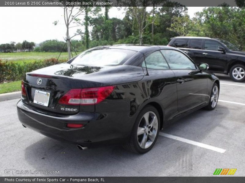 Obsidian Black / Alabaster 2010 Lexus IS 250C Convertible