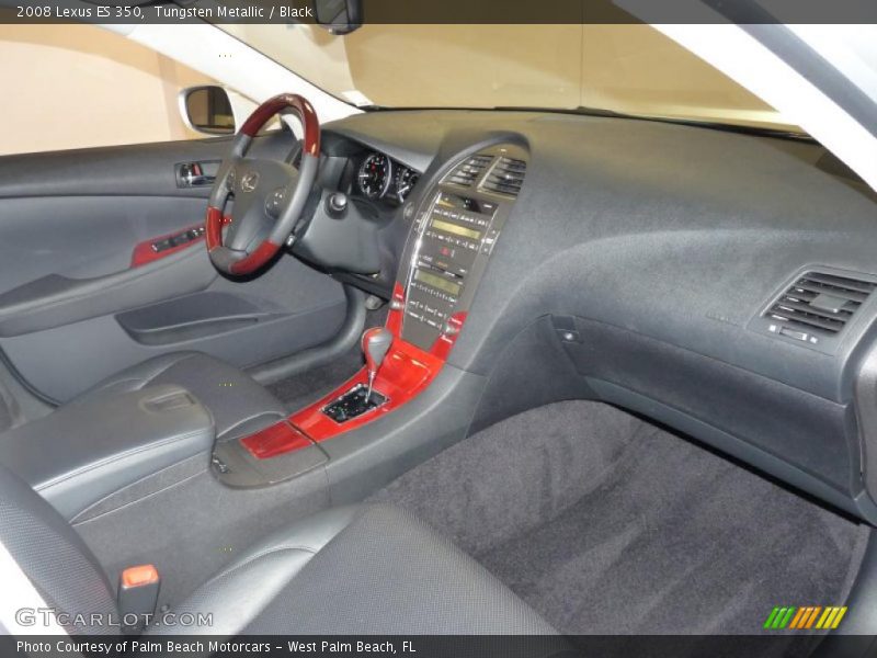Tungsten Metallic / Black 2008 Lexus ES 350
