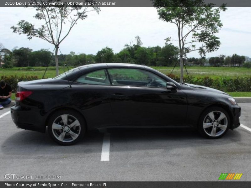 Obsidian Black / Alabaster 2010 Lexus IS 250C Convertible