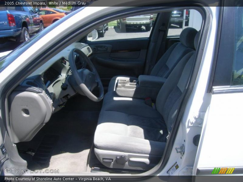 White / Medium Gray 2005 Chevrolet Impala