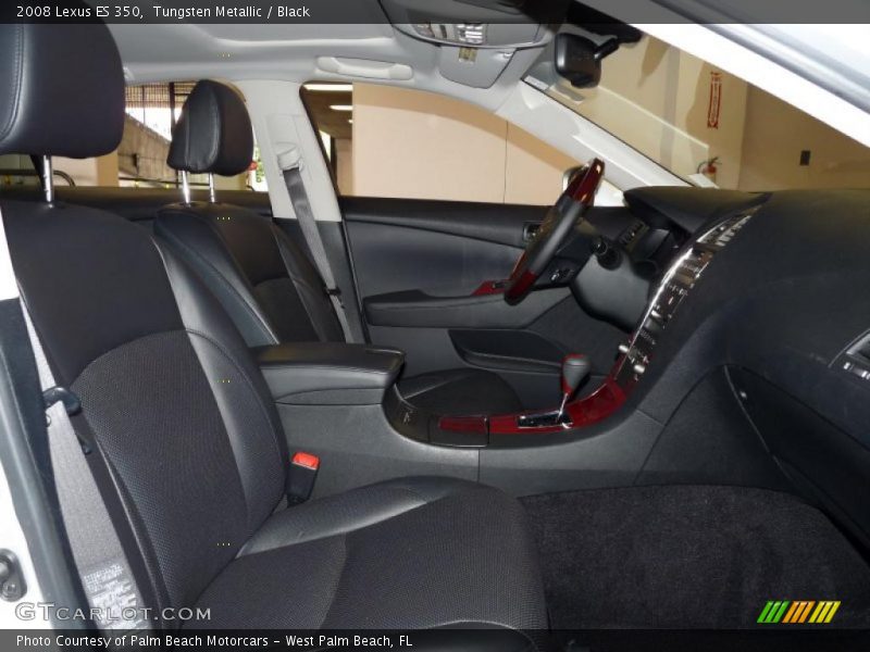 Tungsten Metallic / Black 2008 Lexus ES 350